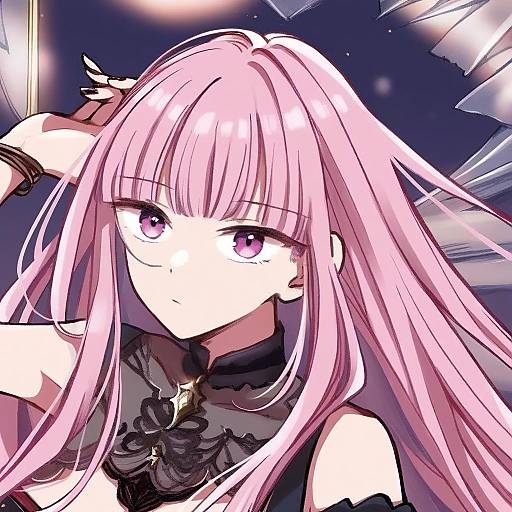 Illustration of Mori calliope (6th costume), hololive in the style of Sugano manami