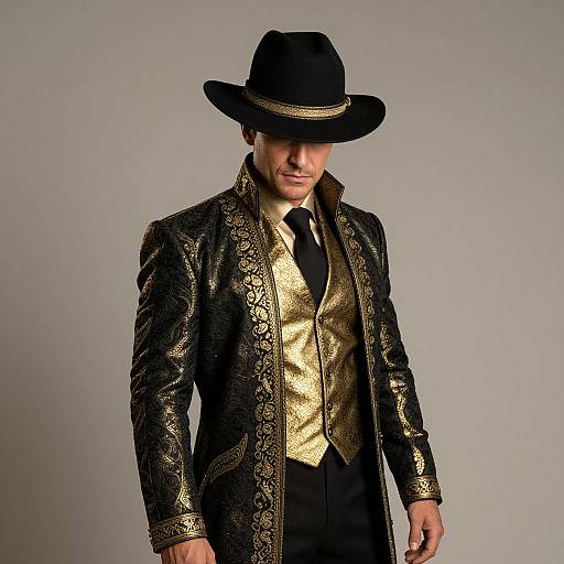 Sicario Black and Gold Costume