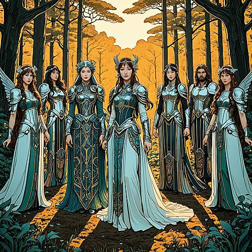 Celestial Guardians in Ancient Woodland