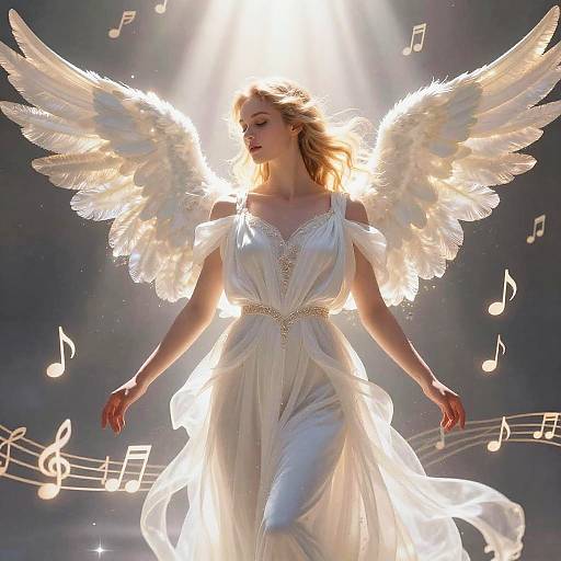 Radiant Angel Lecabel Fantasy Scene