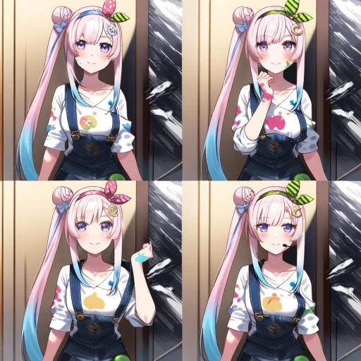 Illustration of Airani iofifteen (1st costume), hololive in the style of Hiememiko