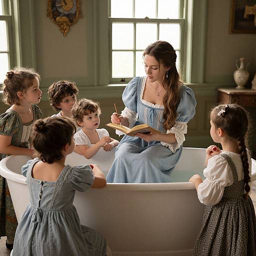 Georgian-Era Storytelling in Parlor