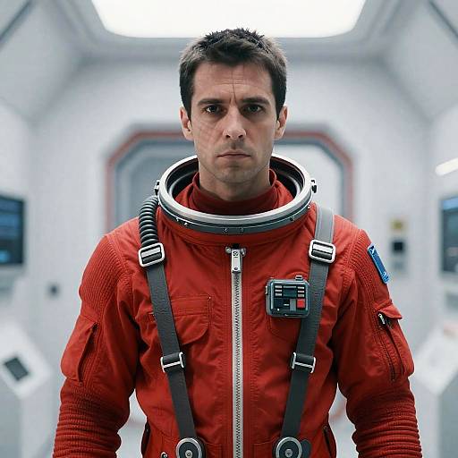 Futuristic Spacesuit Portrait Photography
