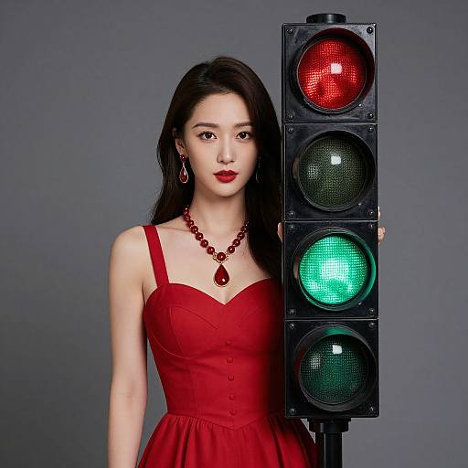 Red Light Green Light Woman Costume