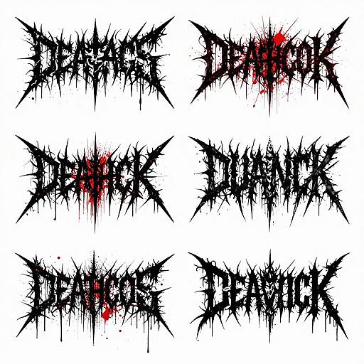 Brutal Deathcore Logo Design