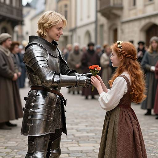 Medieval City Welcome Scene