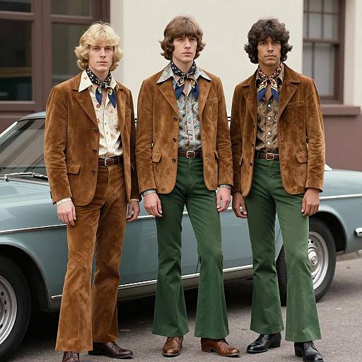 1970s Vintage Menswear Fashion Shoot