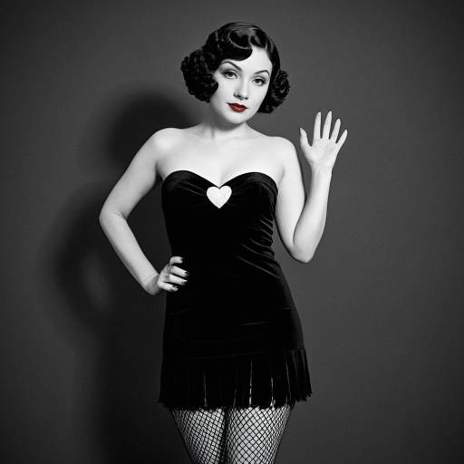 Seductive 1920s Betty Boop Cosplay