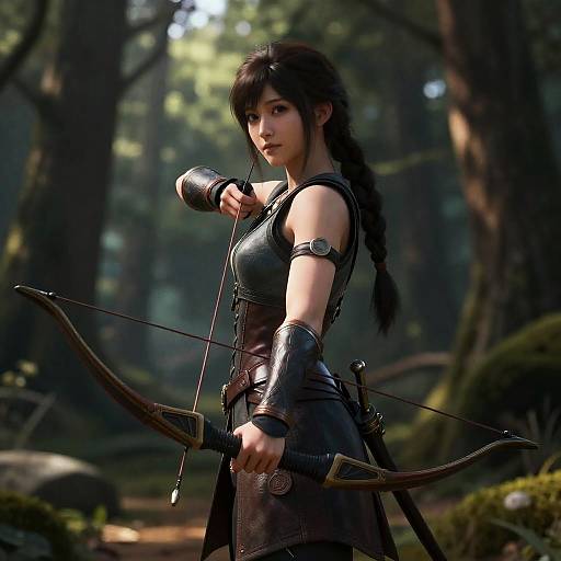 Photorealistic Aloy in Forest