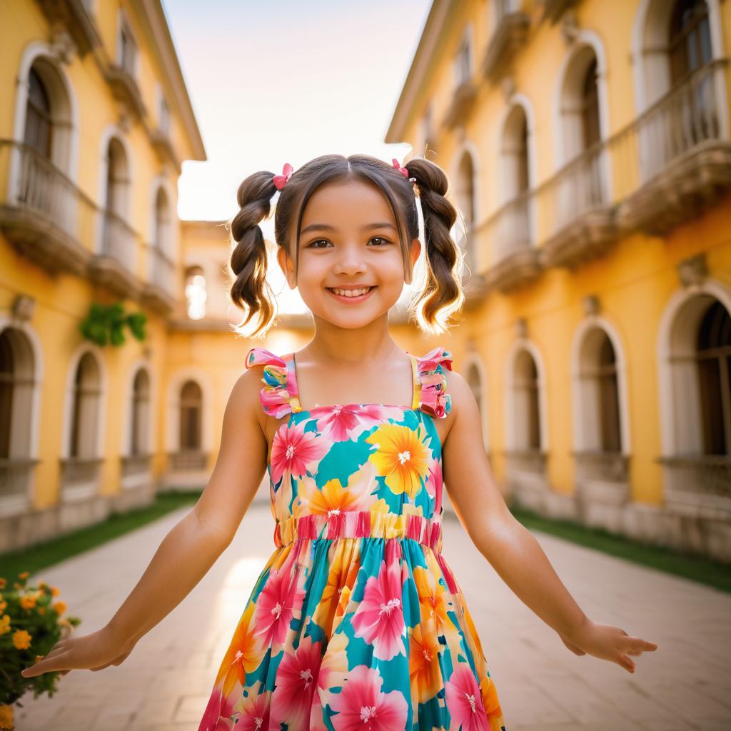 Charming Portrait of a Young Girl