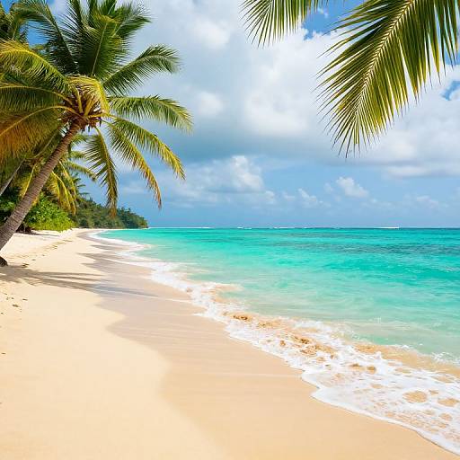 Ethereal Turquoise Beach Serenity