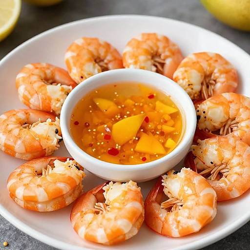 Golden Coconut Shrimp with Mango Sauce