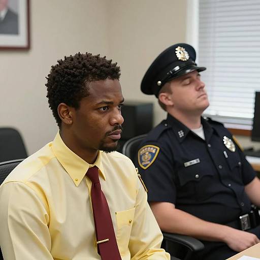 Office Interaction Between Diverse Colleagues