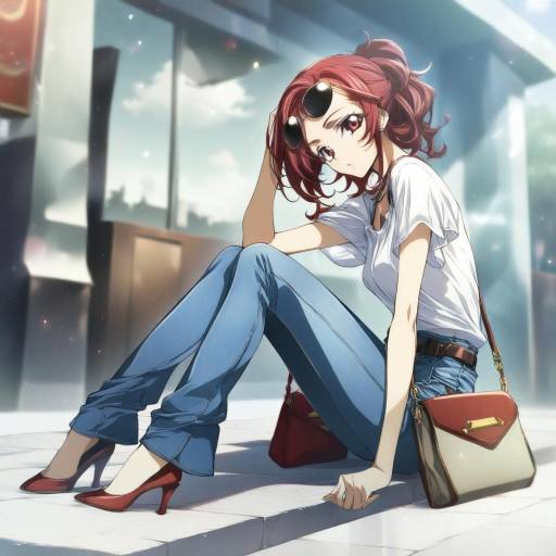 Stylish Girl in Code Geass Outfit