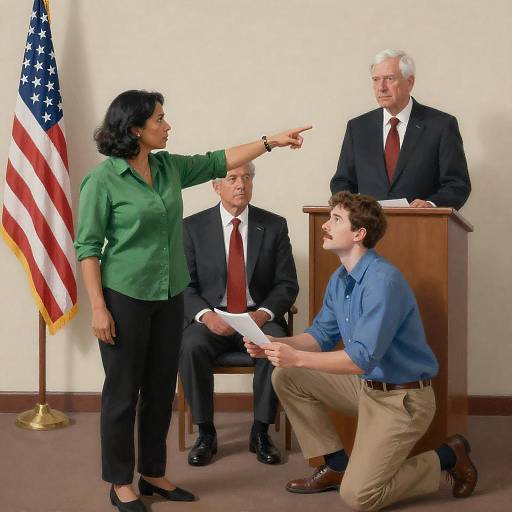 Four People in a Room Painting Scene