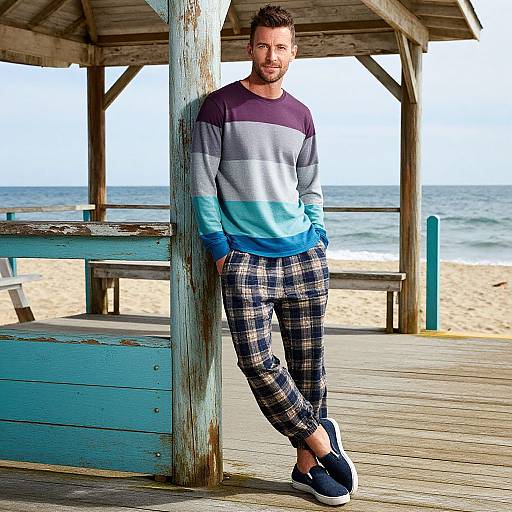Casual Coastal Style with Bold Colors