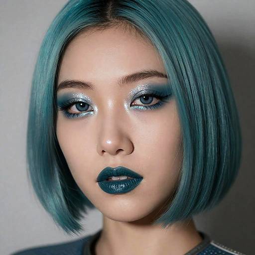 Space Opera Empress with Teal Hair