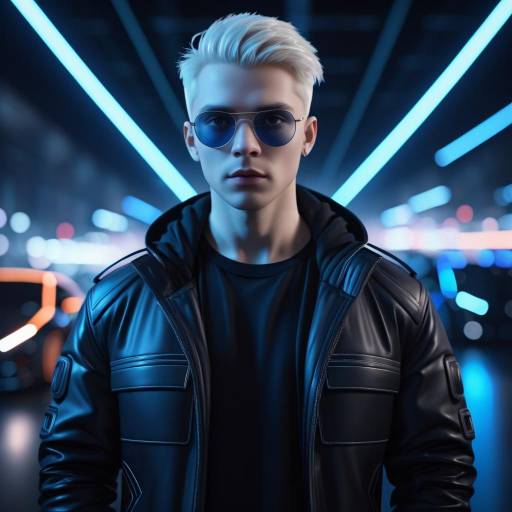 Cyberpunk Portrait of a Young Guy
