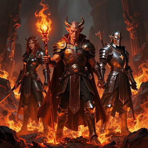 Fiery Alliance in Volcanic Fortress