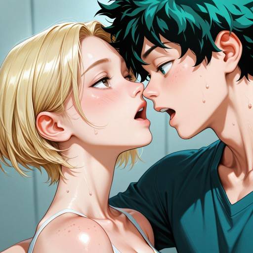 Izuku and Friends: A Colorful Encounter