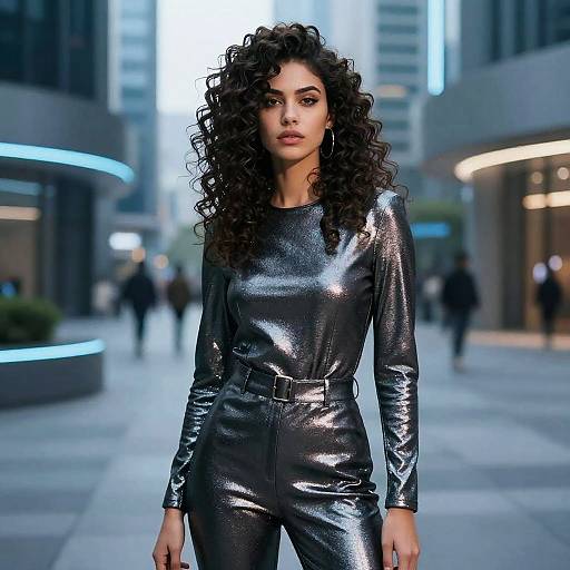 Futuristic Ringlet Curls Fashion