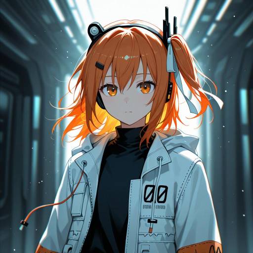 Futuristic Portrait of Adachi Rei