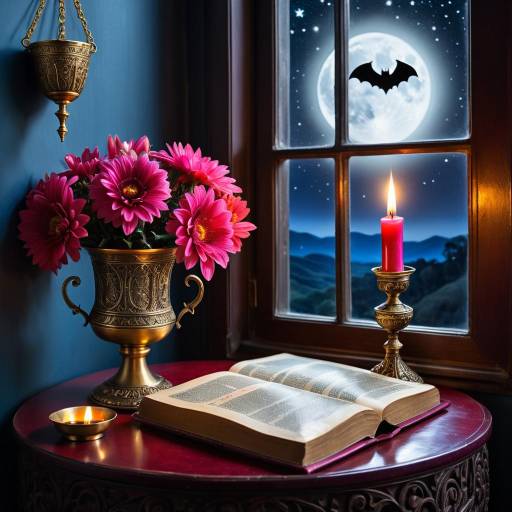 Enchanted Still Life with Mystical Elements