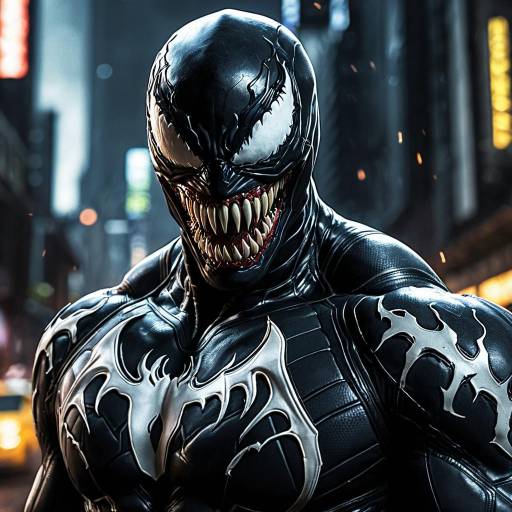 Tom Hardy as Venom in Symbiotic Suit