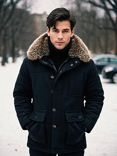 Boys Winter Coat Fashion Photography
