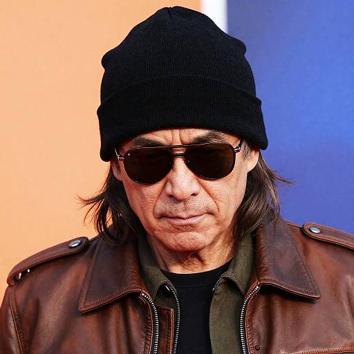 Serious Middle-Aged Man Close-Up Portrait