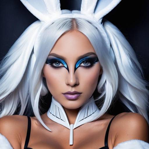 Futuristic Playboy Bunny Aesthetic