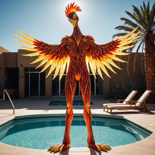 Glittering Sugar Man in Sunlit Desert