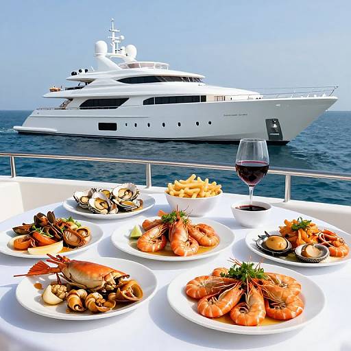 Luxurious Seafood Dinners on Superyachts