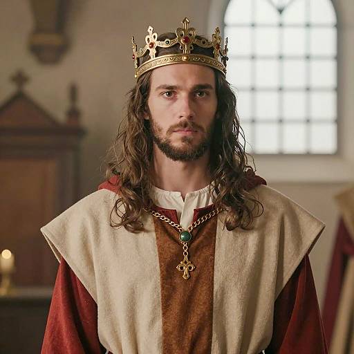 Medieval Christmas Shepherd Portrait