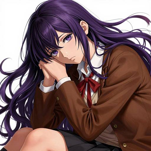 Hyper-Realistic Anime Portrait Artwork