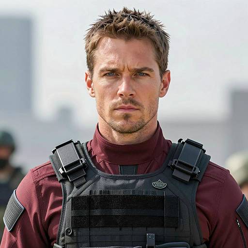 Photorealistic Marcus Fenix Costume Portrait