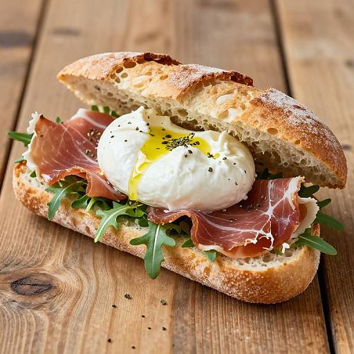 Rustic Italian Panuozzo Sandwich