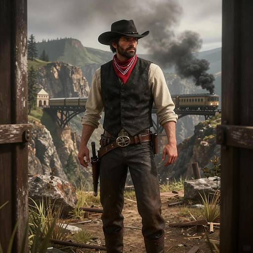 Cinematic Stormy Chase in the West