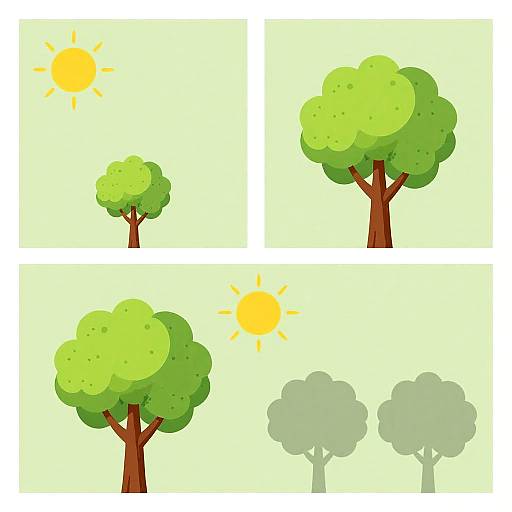 Tree Growth Through Time Panels