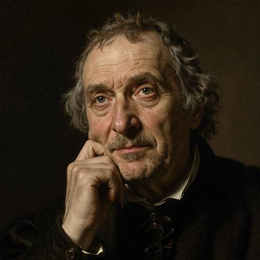 Rembrandt-Inspired Slavic Man Portrait