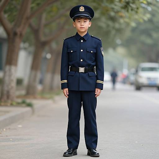 Male MHA Military Uniform Outdoors