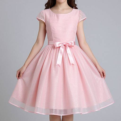 Pink Sparkly Princess Dress Woman