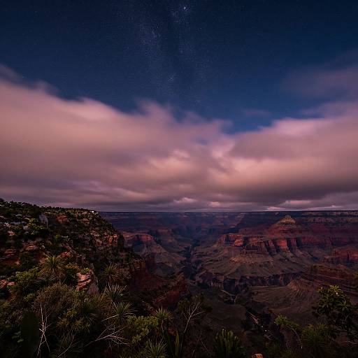 Mesmerizing Celestial Landscape at Dusk