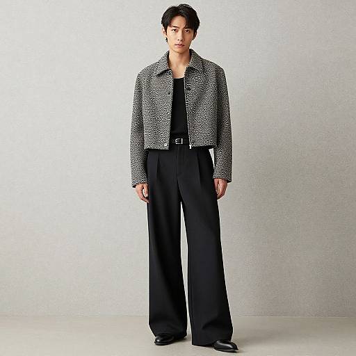 Stylish Man in Modern Fashion