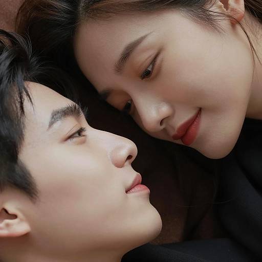 Intimate Moment: Portrait of Two People