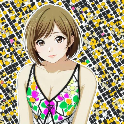Illustration of Aiba yumi, idolmaster in the style of Z-epto (chat-noir86)