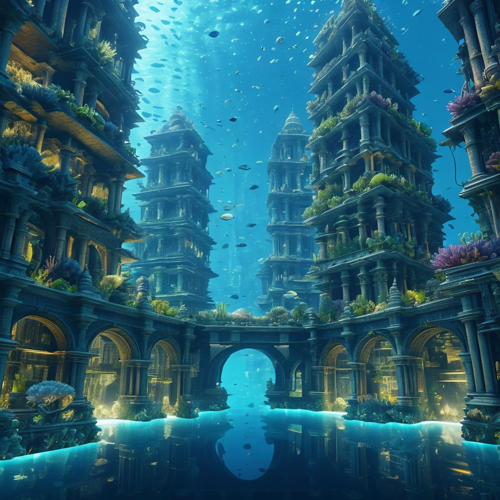 Breathtaking Underwater City in 4K