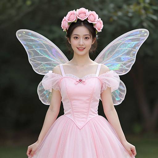 Rose Fairy Princess Costume