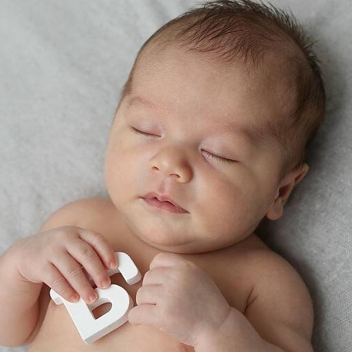 Serene Close-Up of Sleeping Newborn