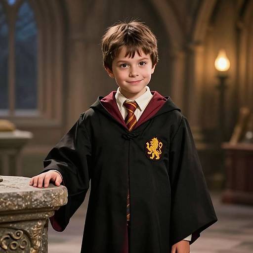 Boy in Mystical Magical Robe